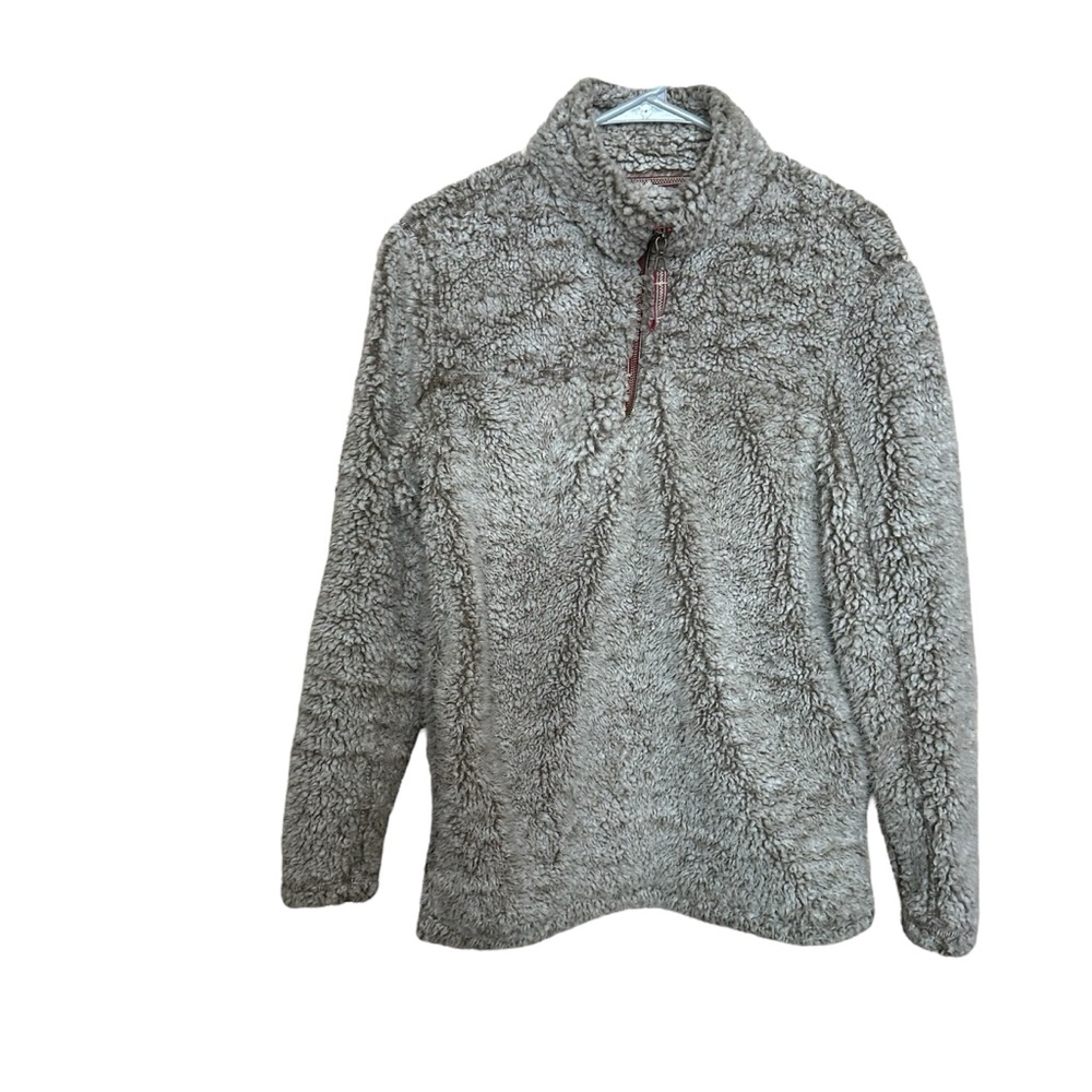 Alpine Sherpa Quarter Zip Sweater Small